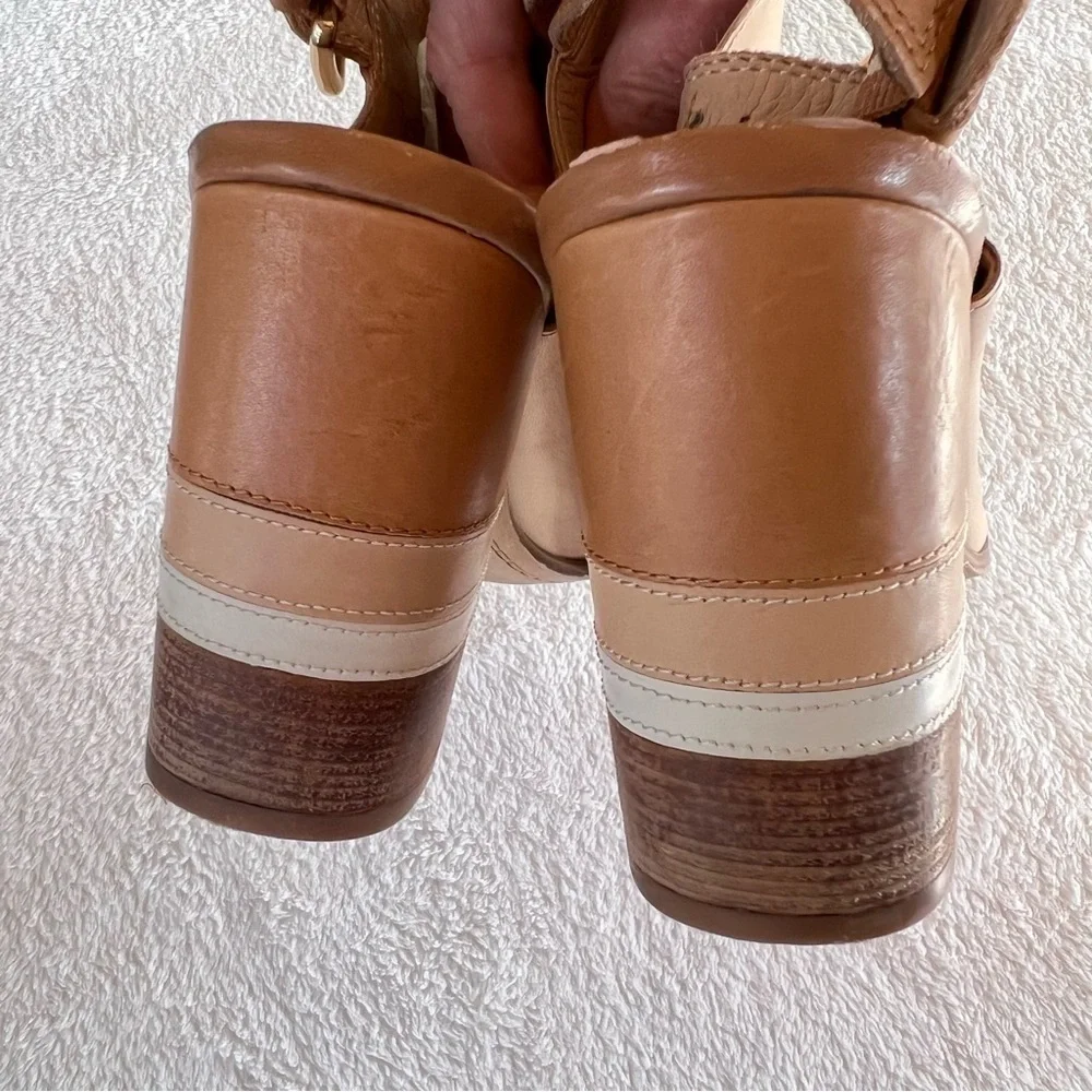 ALDO Juliusa Peep Toe Slingback Mules
Color Block Heels size 10 EUC - Picture 5 of 9